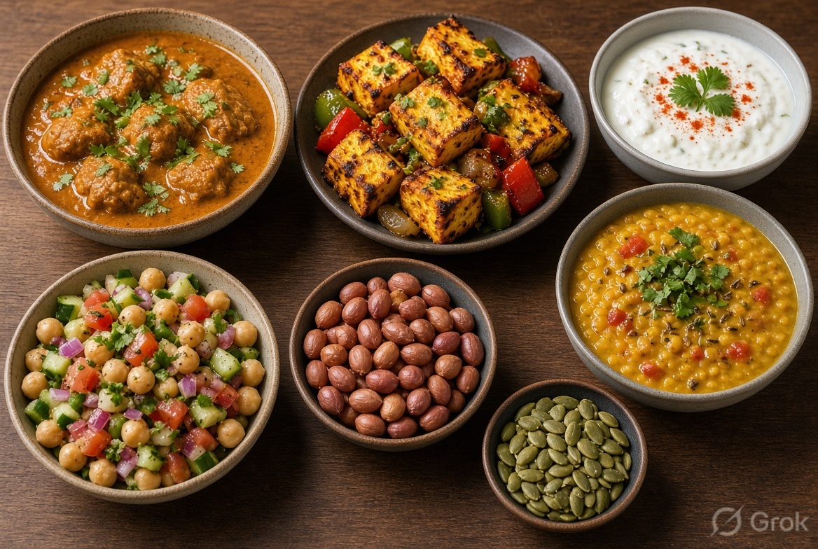 High Protein Vegetarian Foods for Muscle Gain in India