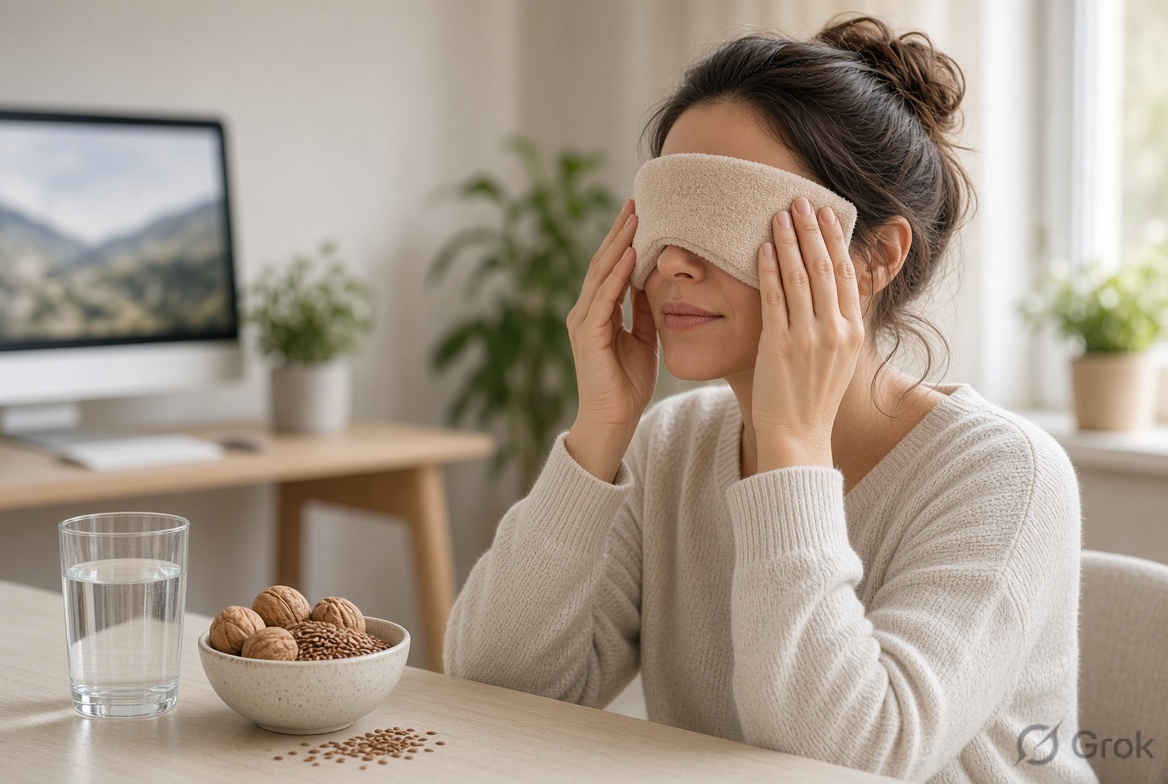 Home Remedies for Dry Eyes and Eye Strain