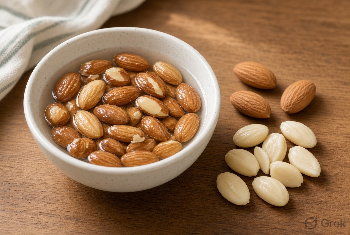Benefits of Eating Soaked Almonds Every Morning